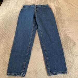 Levis Womens 16 Denim Jeans Blue 550 Relaxed Tapered Mom High Rise Vintage Y2K